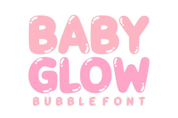 Baby Glow: The Playful Bubble Font with a 90s Soul