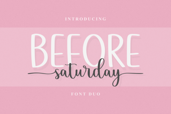 Before Saturday Duo: A Handmade Pairing for Modern Brands