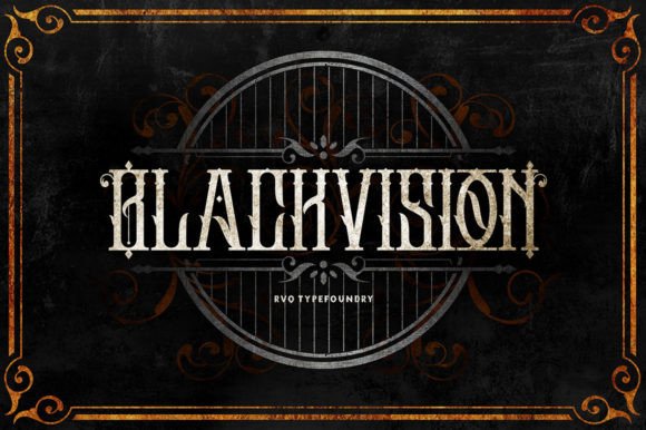 Black Vision: The Bold Blackletter Font for Impactful Design