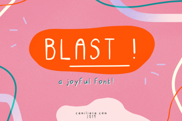 Blast: A Handwritten Font for Authentic, Modern Designs