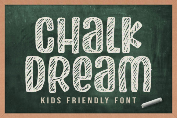 Chalk Dream: A Bold, Fun Display Font for Creative Projects