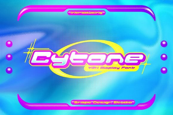 Cytone: A Display Font That Channels the Future