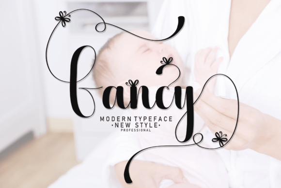 Discover Fancy: A Flowing Handwritten Font for Elegant Designs