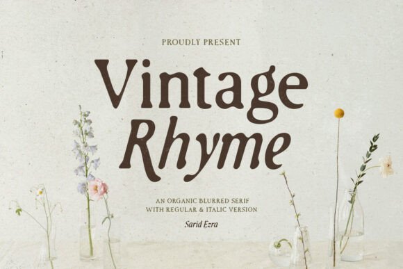 Embrace Organic Charm with Vintage Rhyme