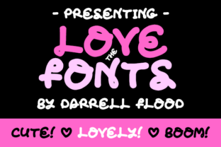 Love the Fonts: A Felt-Tip Font for Sweet Designs
