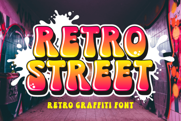 Retro Street: A Graffiti Font That Channels Urban Nostalgia