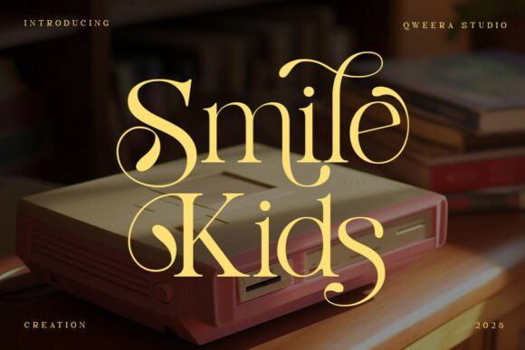 Smile Kids: A Playful Serif for Modern Luxury Branding