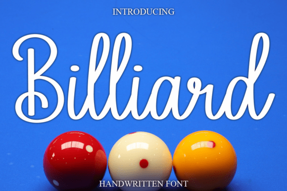 The Sweet, Cursive Charm of the Billiard Font
