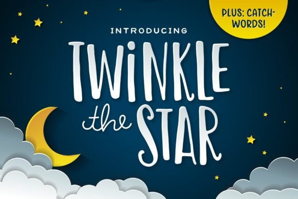 Twinkle the Star: A Font That Brings Handmade Charm to Every Design