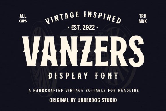 Vanzers: The Bold Sans Serif with a Confident Edge
