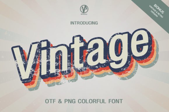 Vintage: A Bold Typeface for Unforgettable Branding