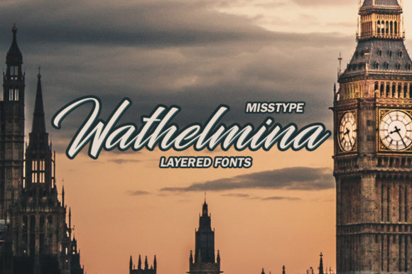Wathelmina: The Calligraphy Font with Sweet, Elegant Alternatives