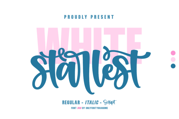 White Starlest: A Dynamic Duo for Bold, Feminine Branding